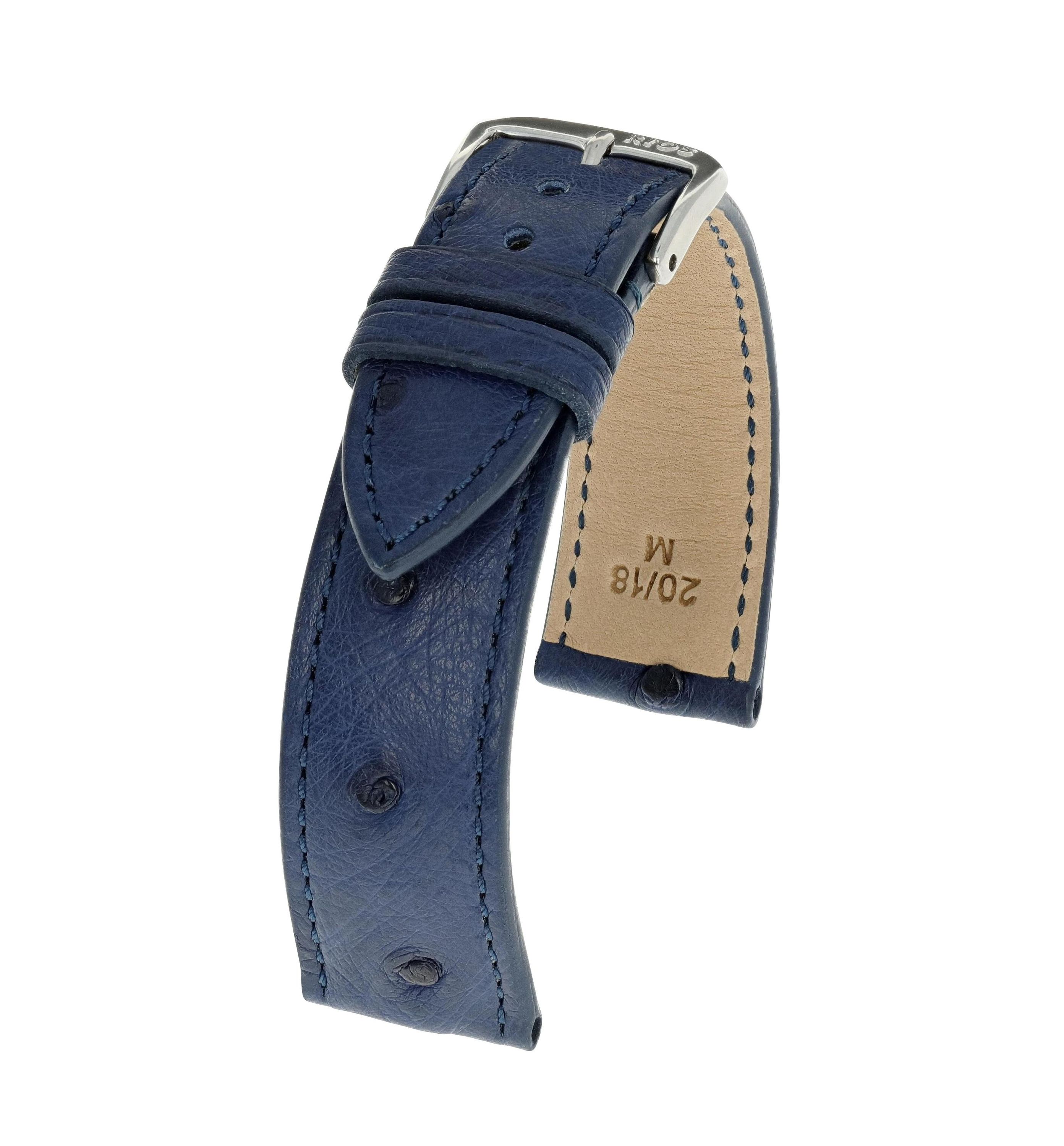 Horlogeband Maison blauw | voor Hermes