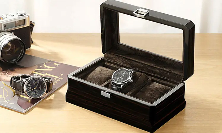 Luxe Horloge kist Bantoon zwart 3 | Horloge opbergboxen