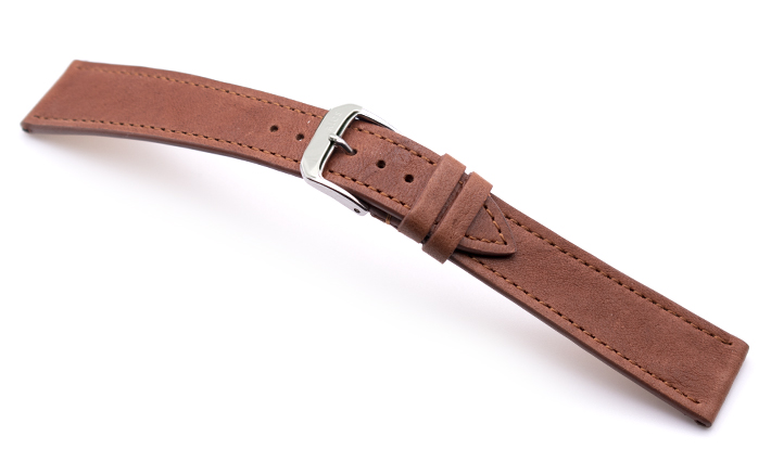 Horlogeband Hermes Leer Cognac | voor Baume & Mercier 