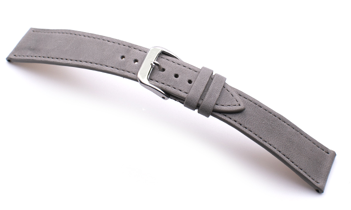 Horlogeband Hermes Leer Grijs | voor Meistersinger 