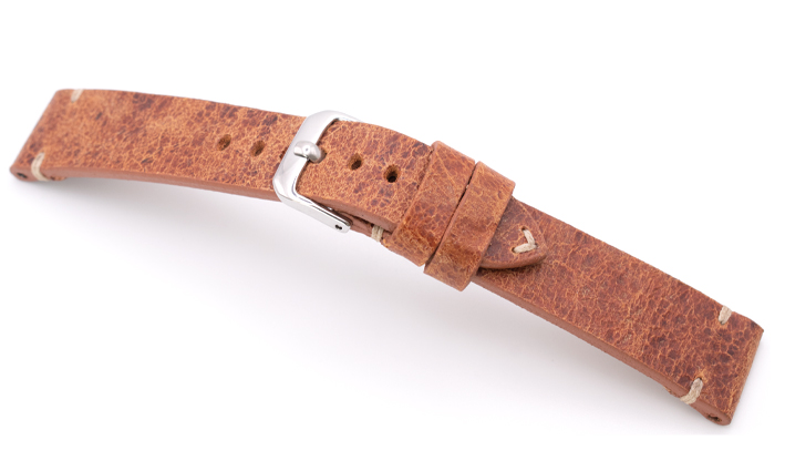 Horlogeband Watts vintage cognac | voor Bell & Ross