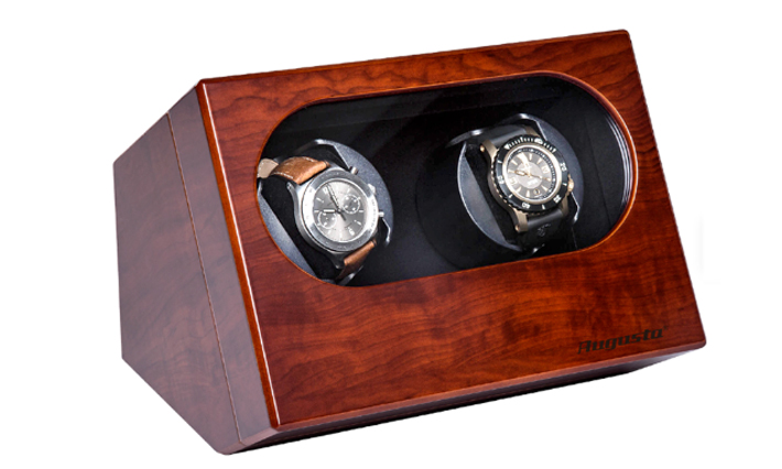 Watchwinder Augusta Bubinga | Super stil en compact