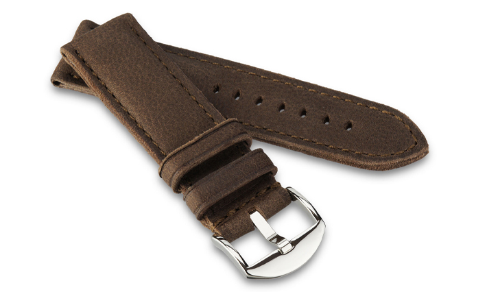 Horlogeband Derby bruin | voor Asus ZenWatch