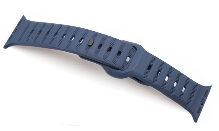 Horlogeband Premium Rubber blauw  | Apple watch band 