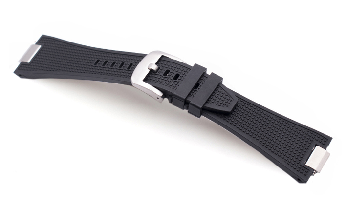 Horlogeband Premium Rubber zwart  | Tissot PRX 