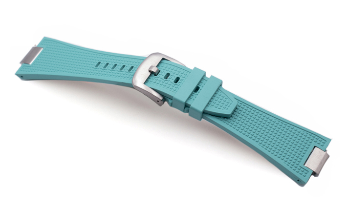 Horlogeband Premium Rubber Turquoise  | Tissot PRX 