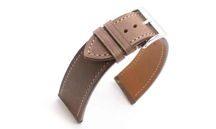 Horlogeband Italian Calf  Middenbruin | voor Rolex