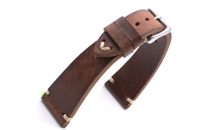 Horlogeband Vintage mahagoni | voor Rolex