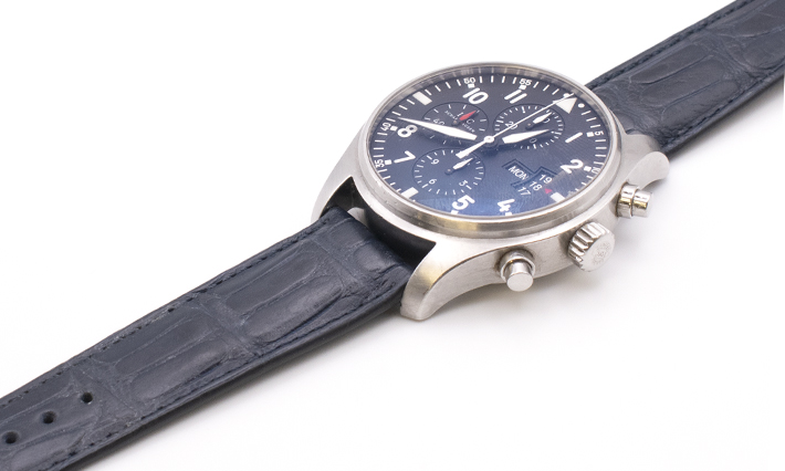 Horlogebandje Spitfire donkerblauw | passend voor Vacheron Constantin