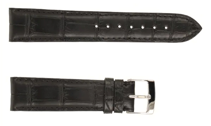 Horlogeband Alligator Classic zwart | voor Omega