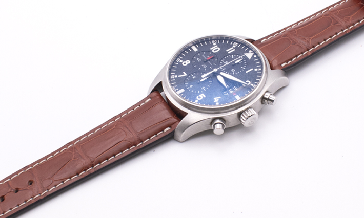 Horlogebandje Thunderbird mahagoni | passend voor Baume & Mercier